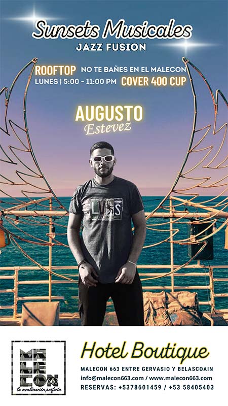 Músicos Sunsets-Augusto Estevez-malecon